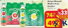 AVOYA MEYVELİ MADEN SUYU ÇEŞİTLERİ 6X200 ML